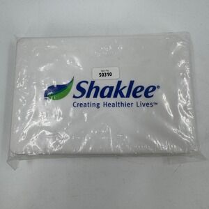 Shaklee Storage Case Unisex OS White Creating Healthier Lives 50310 Snap Latch